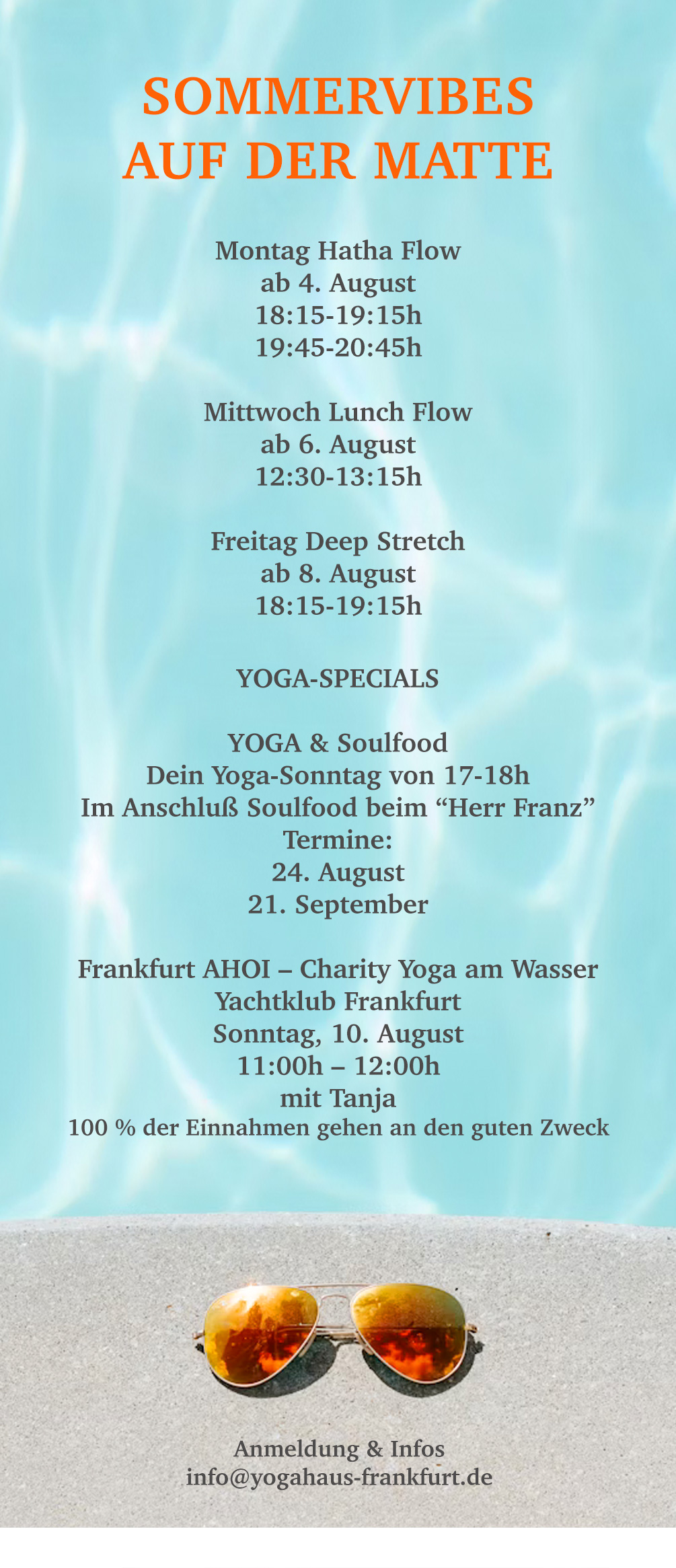 Neue Termine July